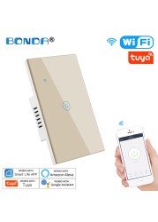 Wifi Smart Boiler Switch Water Heater 20A Tuya EU/US/Brazil Standard App Control Timer Voice Alexa Google Home Luxury Glass