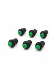 6pcs Self-locking/Momentary Push Button Switch DS228 DS428 12mm Out On Push Button Switch 3A/125VAC 1.5A/250VAC DS-228 DS-428