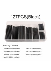 Assorted Polyolefin Boxed Heat Shrink Tubing Tool Kit Heat Shrink Wire Heat Shrink Wrap Kit