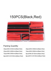 Assorted Polyolefin Boxed Heat Shrink Tubing Tool Kit Heat Shrink Wire Heat Shrink Wrap Kit