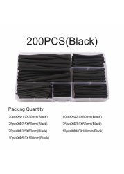 Assorted Polyolefin Boxed Heat Shrink Tubing Tool Kit Heat Shrink Wire Heat Shrink Wrap Kit