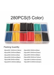 Assorted Polyolefin Boxed Heat Shrink Tubing Tool Kit Heat Shrink Wire Heat Shrink Wrap Kit