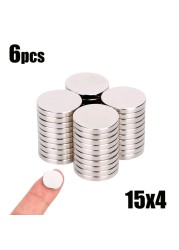 10 20pcs/lot 15x2 15x3 15x4 10x2 12x2mm Strong Magnets Rare Earth Magnets Hot Neodymium Magnets Small Round Magnets