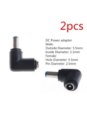 DC Power Connectors Pin Female Plug Jack Male Plug Jack Socket Adapter PCB Base DIY Adapter Connectors