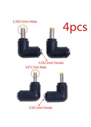 DC Power Connectors Pin Female Plug Jack Male Plug Jack Socket Adapter PCB Base DIY Adapter Connectors