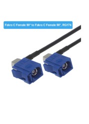 Blue Fakra C RAL 5005 Male Female RG174 Cable GPS Antenna Extension Cord RF Coaxial Pigtail For Car GPS Navigation