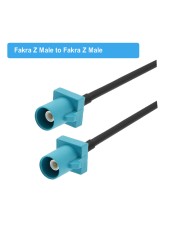 Universal Fakra Z Male/Female RAL5021 Neutral Coding RG174 Cable Auto Navigation GPS Antenna Extension RF Coaxial Pigtail