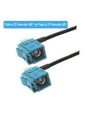 Universal Fakra Z Male/Female RAL5021 Neutral Coding RG174 Cable Auto Navigation GPS Antenna Extension RF Coaxial Pigtail