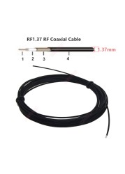 RF1.13 RF Coaxial Cable OD=1.13mm Pigtail 50 Ohm RF Coax Extension Cord Small Wire for Ufl IPX IPEX1 IPEX3 IPEX4 MHF4 Connector