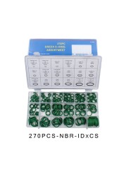 O Rings Rubber Silicone O Ring Seal NBR VMQ FKM Seal O-Rings Nitrile Washer Rubber Oring Set Assortment Kit Box Ring