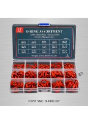 O Rings Rubber Silicone O Ring Seal NBR VMQ FKM Seal O-Rings Nitrile Washer Rubber Oring Set Assortment Kit Box Ring