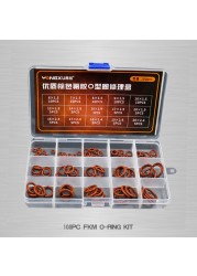 O Rings Rubber Silicone O Ring Seal NBR VMQ FKM Seal O-Rings Nitrile Washer Rubber Oring Set Assortment Kit Box Ring