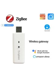 ZigBee 3.0 Smart Temperature Humidity Sensor Environment Detector System Work with Alexa Google Smart Home Life Tuya Gateway Hub