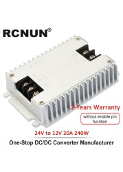 RCNUN - Voltage Converter, 24V to 12V, Voltage Converter, 24V to 13.8V 5A 8A 10A 15A 20A 30A 40 DC