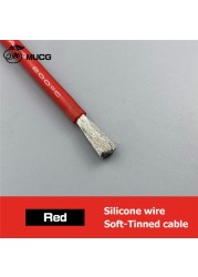 Silicone Cable Red Black Wire Car Battery Jump Wire Automotive Wire Cable 10awg 8awg 6awg 4awg 2awg 18 16 14 12 10 8 6 awg