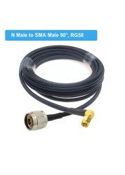 1pc RG58 N Type Male/Female to SMA Male Plug RF Coaxial Adapter Pigtail Cable RG-58 Extension Jumper Cord 15cm 50cm 1M 2M 5M