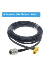 1pc RG58 N Type Male/Female to SMA Male Plug RF Coaxial Adapter Pigtail Cable RG-58 Extension Jumper Cord 15cm 50cm 1M 2M 5M