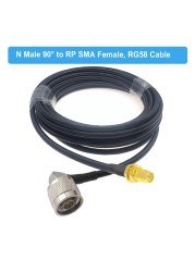 1pc RG58 N Type Male/Female to SMA Male Plug RF Coaxial Adapter Pigtail Cable RG-58 Extension Jumper Cord 15cm 50cm 1M 2M 5M