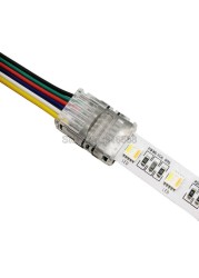 10pcs/lot 6Pin RGBCCT LED Strip Connector Strip To Wire Strip For Stripping Terminal For IP20 IP65 Waterproof 12mm RGB+CCT LED Strip