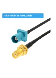 1PC SMA Male Elbow Right Angle to Fakra Z Male/Female RG174 Cable Car GPS Navigation Antenna Extension Cord RF Coaxial Pigtail