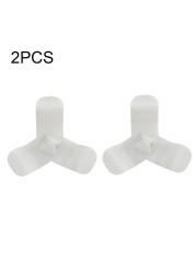 2pcs Durable Self-adhesive Wire Storage Installation 3 Paddles Glass Desktop Desktop Space Saving Wall Removable Cable Organizer Home