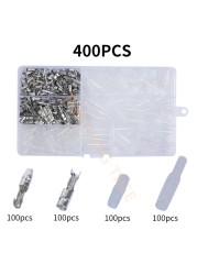 400/600pcs 3.9mm Auto Car Motorcycle Bullet Terminals Crimp Terminals Electrical Wire Connector Insulation Female and Male Crimping Pliers