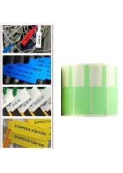500pcs self-adhesive cable label waterproof wire label tear-resistant oil-proof tag cable tag stickers for home