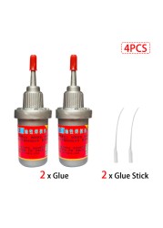 1/2/3pcs Metal Welding Flux Multipurpose Adhesive Super Glue Oily Strong Welding Flux Wood Rubber Raw Glue Welding Flux Glue