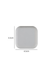 4pcs Silicone Door Handle Bumpers Self Adhesive Deurstopper Protection Porte Pad Mute Stikcer Round Square Wall Protector Pads