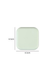 4pcs Silicone Door Handle Bumpers Self Adhesive Deurstopper Protection Porte Pad Mute Stikcer Round Square Wall Protector Pads