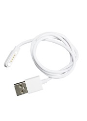 Free Shipping Magnetic Charging Cable USB 2.0 Male to 4P Pogo Magnetic Charger Cable Cord for Smart Watch GT88 G3 KW18 Y3 KW88