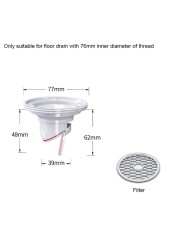 Bathroom Floor Drain Core Universal Deodorant Sewer Sealant ABS Anti Odor Kitchen Floor Strainer Plug Filter Quick Drain