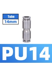 304 Stainless Steel Air Hose Fitting Pneumatic Coupling Tube Coplin Quick Open PG PU4 PU6 PU8 PU10 Trachea Metal Fitting