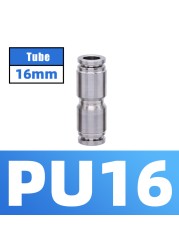 304 Stainless Steel Air Hose Fitting Pneumatic Coupling Tube Coplin Quick Open PG PU4 PU6 PU8 PU10 Trachea Metal Fitting