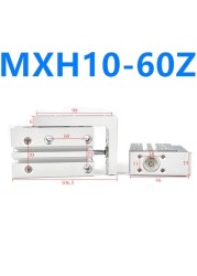 MXH10 Compact Slide Cylinder Same asSMC MXH10-5Z MXH10-10Z MXH10-15Z MXH10-20Z MXH10-25Z MXH10-30Z MXH10-40Z MXH10-50Z MXH10-60Z