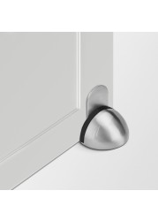 NAIERDI Stainless Steel Rubber Magnetic Door Stopper Non Punching Sticker Hidden Door Holders Floor Mounted Nail-Free Door Stops