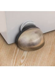 NAIERDI Stainless Steel Rubber Magnetic Door Stopper Non Punching Sticker Hidden Door Holders Floor Mounted Nail-Free Door Stops