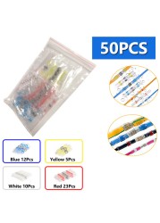 100/800pcs Heat Shrink Butt Terminals Crimp Terminal Solder Seal Waterproof Electrical Wire Twisting Cable Kit With Mini Heat Gun