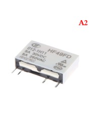 General Purpose Voltage Relay HF49FD-005-1H12 005-1H12 HF49FD DC5V 1H12 4PIN 5A 20x5x12.5mm