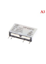 General Purpose Voltage Relay HF49FD-005-1H12 005-1H12 HF49FD DC5V 1H12 4PIN 5A 20x5x12.5mm