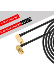 2m 5m 10m 20m SMA Male to SMA Male RG58 50ohm Coaxial Cable SMA Plug WiFi Antenna Extension Cable Connector Pigtail Adapter