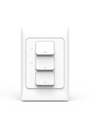 Yagusmart Tuya WiFi Smart Neutral Switch Required Support Alexa Google Home APP Control Zemismart Push Button Wall Light Switch