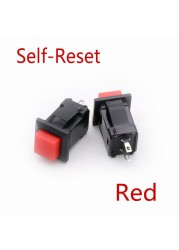 10pcs DS-429A DS-429B Push Button Switch Square Button Switch With Lock Switch Self Reset Switch 3A 125V/1A 250V
