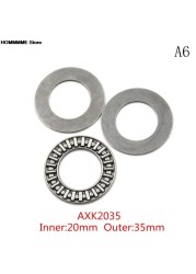 3pcs Plane thrust needle roller bearing AXK0821 + 2AS AXK2035 + 2AS AXK1024 + 2AS AXK1226 + 2AS AXK1528 + 2AS AXK2035 + 2AS NEW