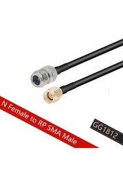 N Male to SMA Male Plug Connector 50ohm LMR240 Cable 50-4 Coaxial Pigtail Jumper 4G 5G LTE Extension Cord RF Adapter Cables