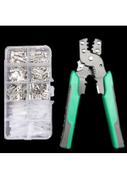 180pcs + pliers 2.8/4.8/6.3mm, electrical connector, butt crimping terminal, female and male wire and cable splicing terminal