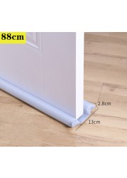 Soundproofing Foam Door Bottom Sealing Strip Weather Stripping Draft Blocker Twin Door Draft Dodger Guard Stopper Window Gap Sealer