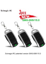 Scimagic-RC Multi Frequency 280-868MHz Clone Garage Remote Control 433MHz 868MHz Rolling Code Transmitter Command Gate Key Fob