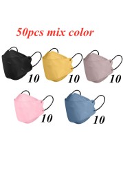 Children FFP2 Morandi Masks for 6-12 Years Korean Homologada Mascarillas FPP2 Niños 4 Layers Black Mask KN95 FFP2mask Kids