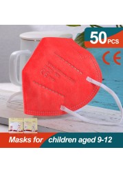 FPP2 Kids Masks ffp2 mascarillas fpp2 niños reusable for 9-12 years old kids